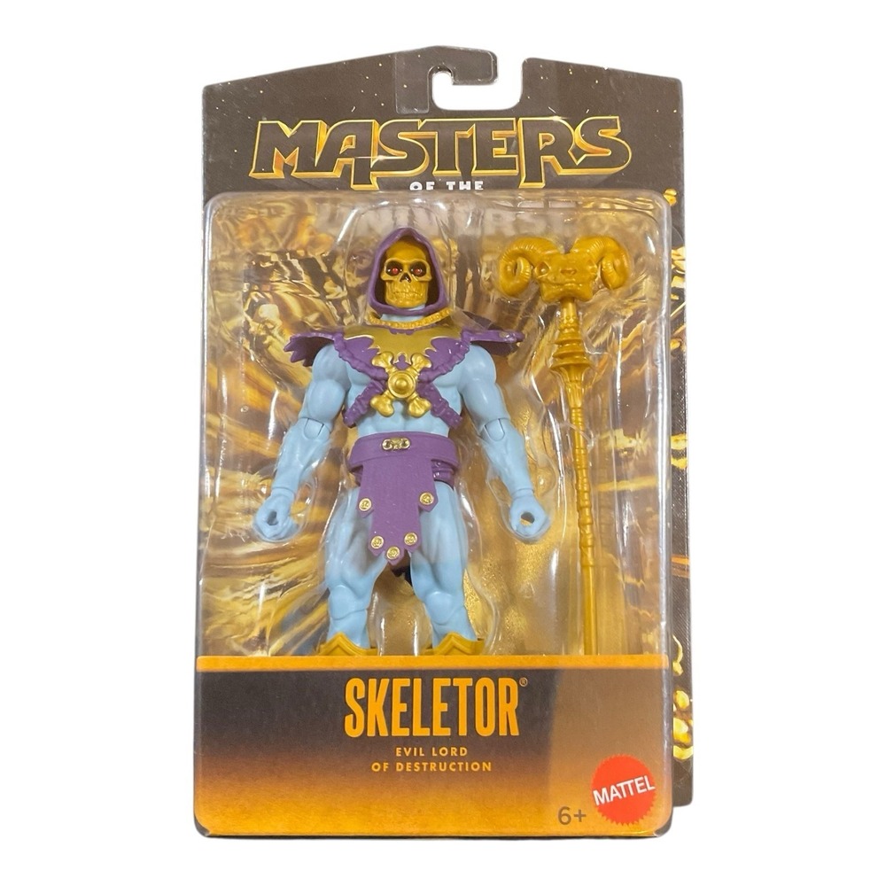 Masters of the Universe Skeletor Gold Variant Walmart Exclusive Figure In Hand - Picture 3 of 4